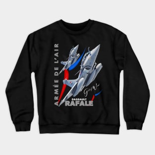 Dassault Rafale French Fighterjet Crewneck Sweatshirt